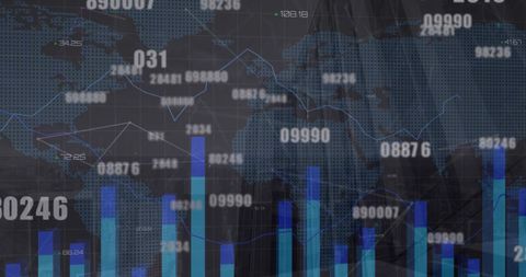 Global Financial Networking and Digital Data Analysis - Download Free Stock Images Pikwizard.com