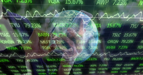 Financial Data Analysis on Smartphone with Global Connections