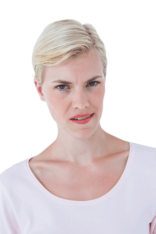 Confident Young Woman with Short Blonde Hair on Transparent Background - Download Free Stock Videos Pikwizard.com