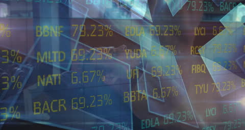 Dynamic Overlay of Financial Data and Man Exercising