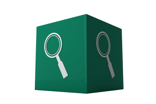 Dark Green Box with Magnifying Glasses on Transparent Background - Download Free Stock Videos Pikwizard.com