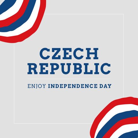 Czech Republic Independence Day Celebration Poster - Download Free Stock Templates Pikwizard.com