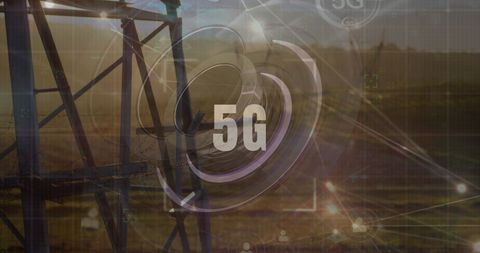 5G Network Tower Boosting Rural Connectivity Technology