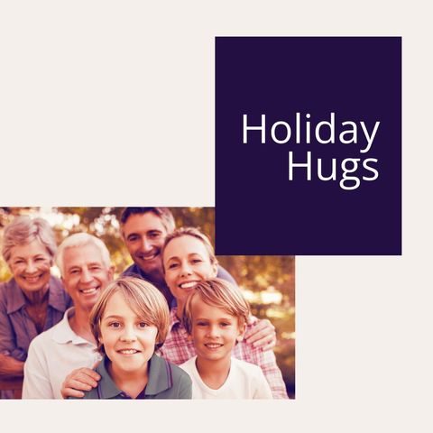 smiling multi-generation family celebrating holiday together - Download Free Stock Templates Pikwizard.com