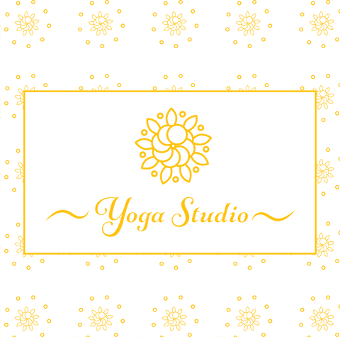stylish yoga studio text logo with floral design on transparent - Download Free Stock Videos Pikwizard.com
