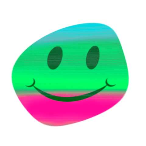 colorful smiling blob with transparent background - Download Free Stock Videos Pikwizard.com