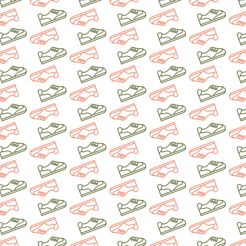 Seamless Transparent Sneakers Pattern Illustration - Download Free Stock Videos Pikwizard.com
