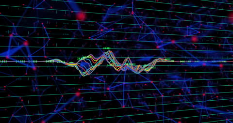 Dynamic Digital Data Analysis Network over Dark Background
