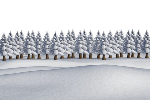transparent snowy fir trees forest scenic winter landscape illustration - Download Free Stock Videos Pikwizard.com