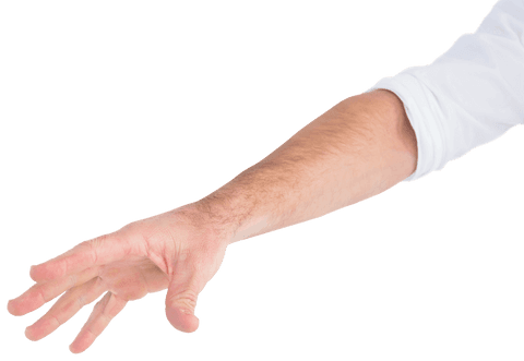 Transparent Arm of Businessman Reaching Out with Open Hand - Download Free Stock Videos Pikwizard.com