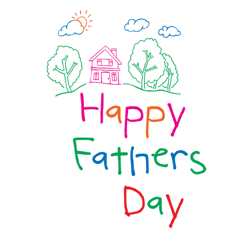colorful happy father's day vector on transparent background - Download Free Stock Videos Pikwizard.com