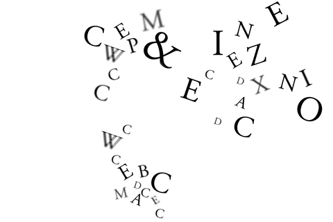 Floating Black and White Letters on Transparent Background Design - Download Free Stock Videos Pikwizard.com