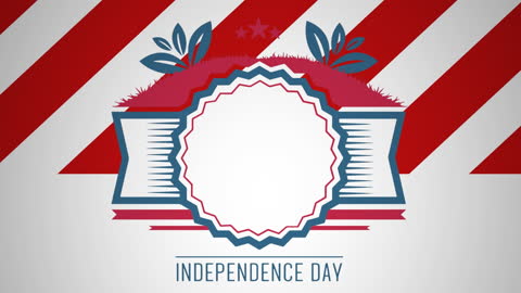 Retro Star-Spangled Independence Day Banner