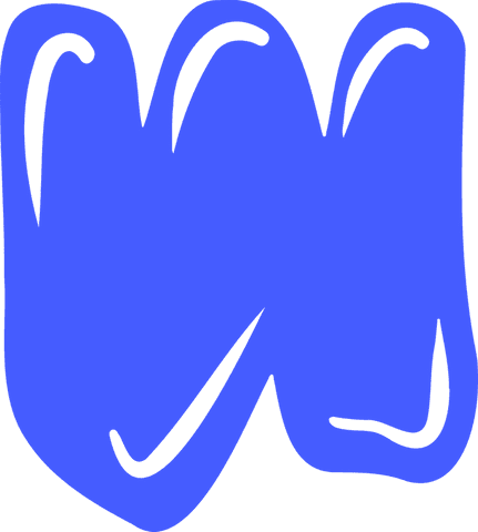 abstract blue fluid form on transparent background - Download Free Stock Videos Pikwizard.com