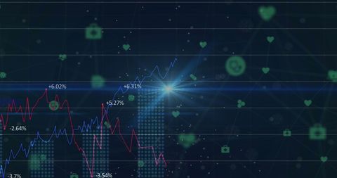 Futuristic Digital Financial Network and Economic Growth - Download Free Stock Images Pikwizard.com