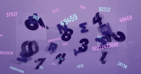 dynamic changing numbers on purple background for education model - Download Free Stock Images Pikwizard.com