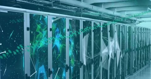 Advanced Financial Data Processing in Modern Data Center - Download Free Stock Images Pikwizard.com