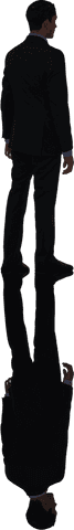Back View of Businessman in Suit on Transparent Background - Download Free Stock Videos Pikwizard.com