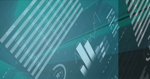 Futuristic Financial Data Analysis and Charts - Download Free Stock Images Pikwizard.com