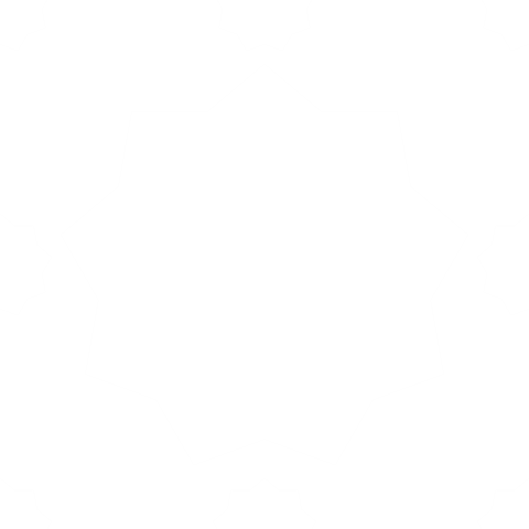 Intricate christmas snowflake design on transparent background