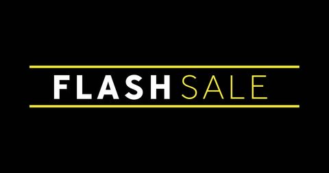 Flash Sale Promotional Banner for Retail Marketing - Download Free Stock Images Pikwizard.com