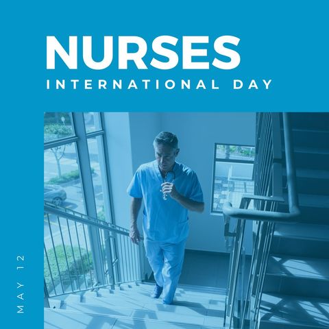 international nurses day celebration event poster design concept - Download Free Stock Templates Pikwizard.com