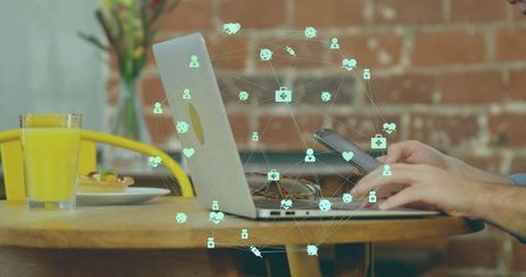 Using Technology for Health Monitoring in Cozy Café Setting