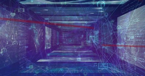 digital data connections and processing in futuristic interface - Download Free Stock Images Pikwizard.com