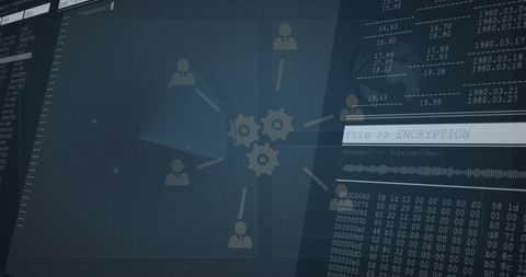 Digital Data Themed Background with Network Connections - Download Free Stock Images Pikwizard.com