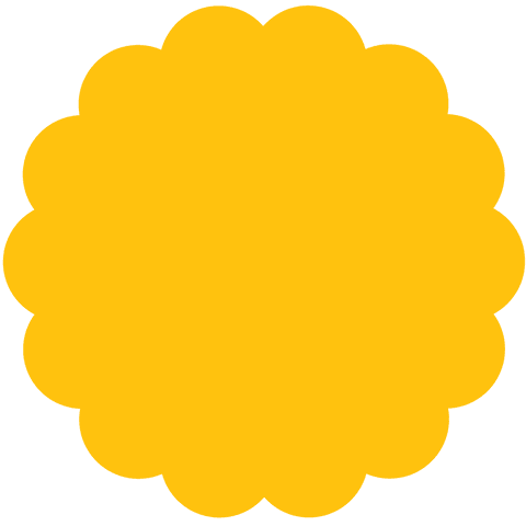 abstract scalloped circle on transparent background - Download Free Stock Videos Pikwizard.com