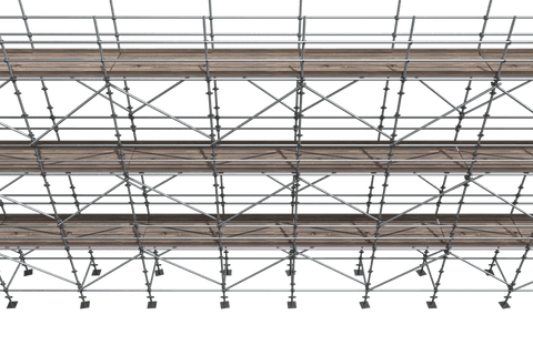 Transparent Metallic Construction Scaffolding 3D Perspective View - Download Free Stock Videos Pikwizard.com