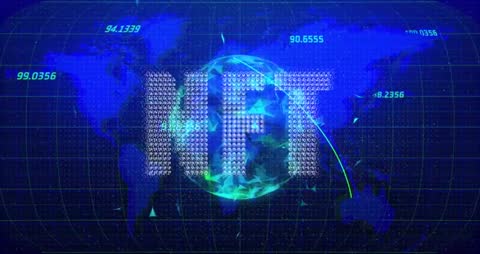 Global NFT Technology with Digital Data Flow Visualization