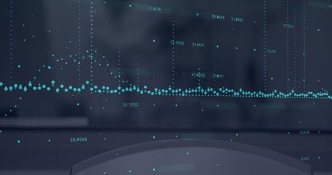 Digital Data Processing Displaying Graphs Over Blurred Background - Download Free Stock Images Pikwizard.com