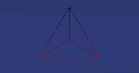 Geometric Triangular Pattern on Blue Background - Download Free Stock Images Pikwizard.com