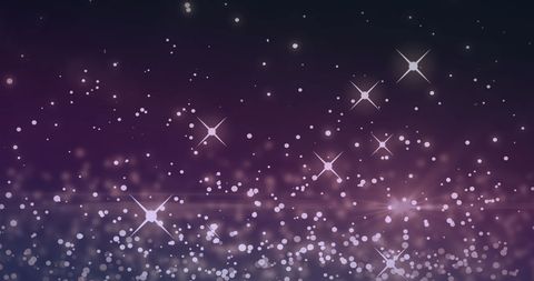 Magical Sparkles in Purple Night Sky - Download Free Stock Images Pikwizard.com