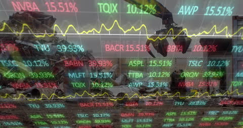 Digital Data Overlay Converging with Waste Management Scene