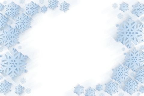 Transparent Snowflake Frame Illustration with Copy Space - Download Free Stock Videos Pikwizard.com