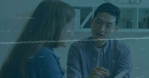 Professional Collaboration with Digital Tablet in Modern Office