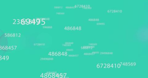 Floating Numbers on Teal Background Illustrating Data Concepts - Download Free Stock Images Pikwizard.com