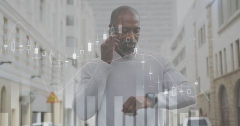 Modern Businessman Using Technology in Urban Setting - Download Free Stock Images Pikwizard.com