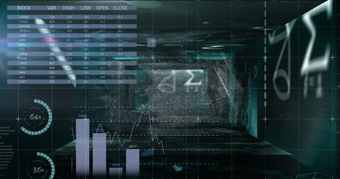 Digital Financial Data and Statistics Interface with World Map - Download Free Stock Images Pikwizard.com
