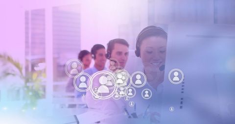 networking concepts with professionals in office collaboration - Download Free Stock Images Pikwizard.com