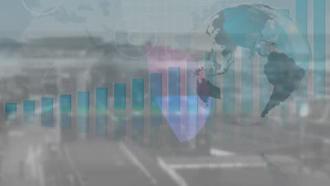 Data Visualization with Global Analytics Concept