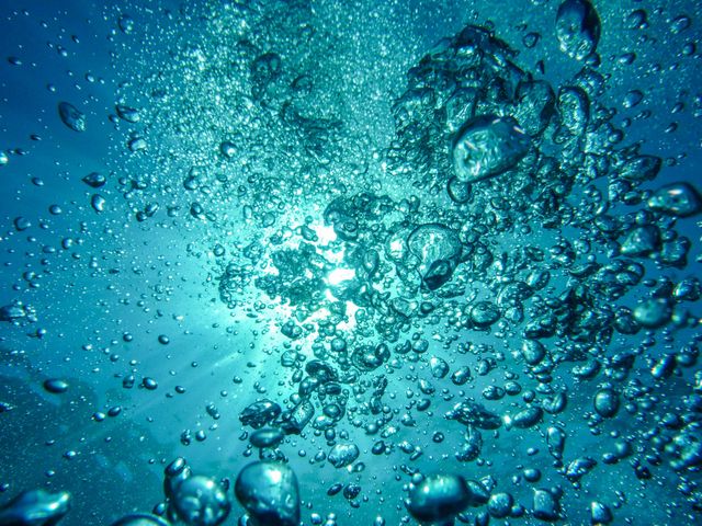Water Bubbles Under the Sea - Download Free Stock Photos Pikwizard.com