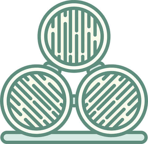 Vector Illustration of Green Barrels on Transparent Unseen Background - Download Free Stock Videos Pikwizard.com
