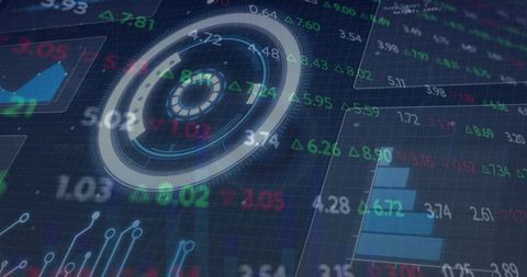 Digital Interface Featuring Data Processing and Analytics - Download Free Stock Images Pikwizard.com