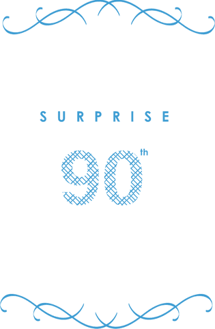 Blue Surprise 90th Text on Transparent Background for Celebrations - Download Free Stock Videos Pikwizard.com