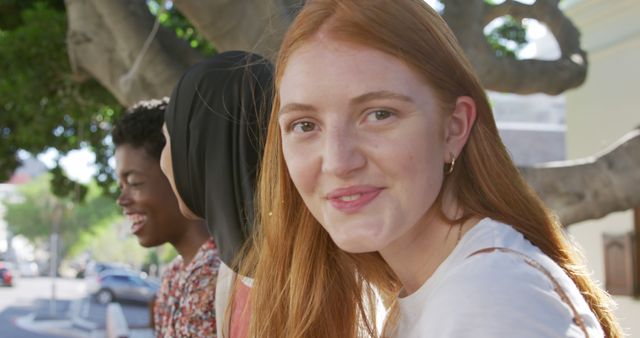 Diverse Group of Young Women Enjoying Outdoors Together - Download Free Stock Images Pikwizard.com