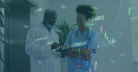 Doctors Discussing Digital Health Data Insights