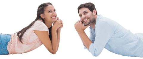Young Couple Daydreaming on Transparent Background - Download Free Stock Videos Pikwizard.com